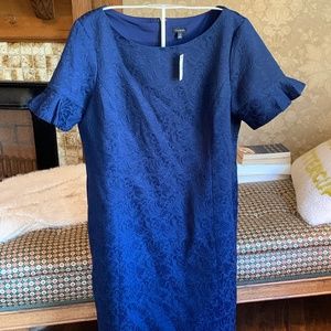 Talbots fully lined size 18. Short, bell sleeve dress. NWT . Retail $159